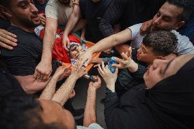 Funeral After an Israeli Raid - Nablus