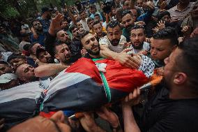 Funeral After an Israeli Raid - Nablus