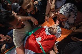 Funeral After an Israeli Raid - Nablus