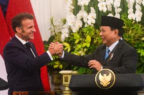 Macron on A State Visit to Indonesia