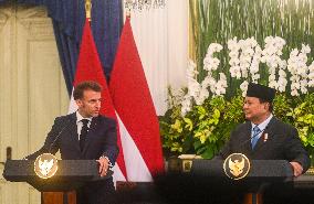 Macron on A State Visit to Indonesia