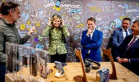 Queen Maxima Visits Phone Manufacturer Fairphone - Amsterdam
