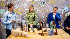 Queen Maxima Visits Phone Manufacturer Fairphone - Amsterdam