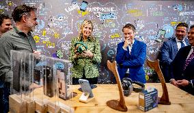 Queen Maxima Visits Phone Manufacturer Fairphone - Amsterdam