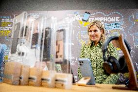 Queen Maxima Visits Phone Manufacturer Fairphone - Amsterdam