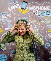 Queen Maxima Visits Phone Manufacturer Fairphone - Amsterdam