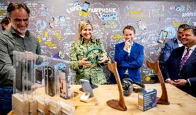 Queen Maxima Visits Phone Manufacturer Fairphone - Amsterdam