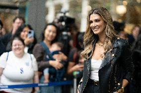 Delta Goodrem Performs At St Pancras International Station - London