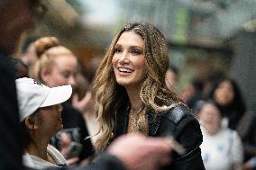 Delta Goodrem Performs At St Pancras International Station - London