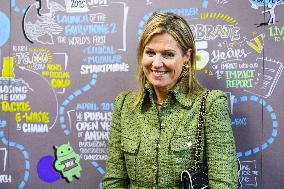 Queen Maxima Visits Phone Manufacturer Fairphone - Amsterdam
