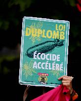 Mobilization Against the Duplomb Law - Paris