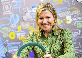 Queen Maxima Visits Phone Manufacturer Fairphone - Amsterdam