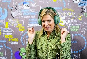 Queen Maxima Visits Phone Manufacturer Fairphone - Amsterdam