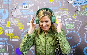 Queen Maxima Visits Phone Manufacturer Fairphone - Amsterdam