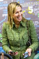Queen Maxima Visits Phone Manufacturer Fairphone - Amsterdam