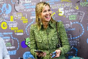 Queen Maxima Visits Phone Manufacturer Fairphone - Amsterdam