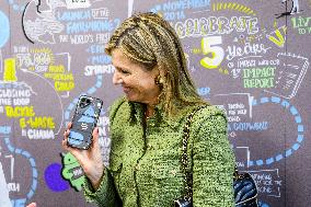 Queen Maxima Visits Phone Manufacturer Fairphone - Amsterdam