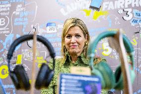 Queen Maxima Visits Phone Manufacturer Fairphone - Amsterdam