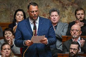 Questions to the government at the National Assembly in Paris FA