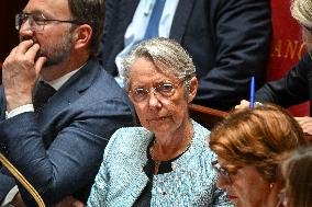 Questions to the government at the National Assembly in Paris FA