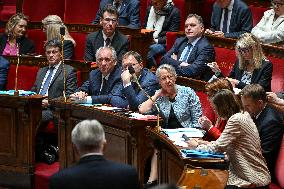 Questions to the government at the National Assembly in Paris FA