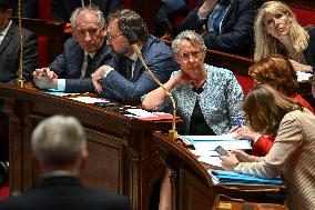 Questions to the government at the National Assembly in Paris FA
