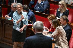 Questions to the government at the National Assembly in Paris FA