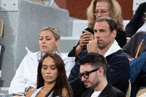 2025 French Open - Celebrities In Stand Day 4 NB