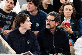 2025 French Open - Celebrities In Stand Day 4 NB