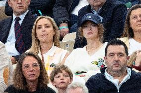 2025 French Open - Celebrities In Stand Day 4 NB
