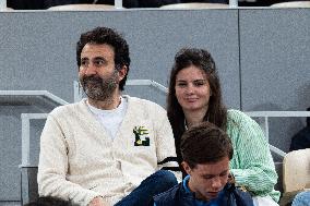 2025 French Open - Celebrities In Stand Day 4 NB