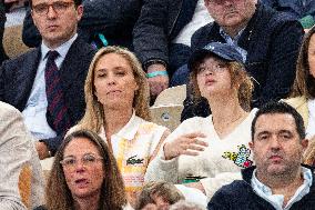 2025 French Open - Celebrities In Stand Day 4 NB