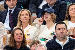 2025 French Open - Celebrities In Stand Day 4 NB
