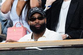 2025 French Open - Celebrities In Stand Day 4 NB