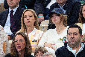 2025 French Open - Celebrities In Stand Day 4 NB