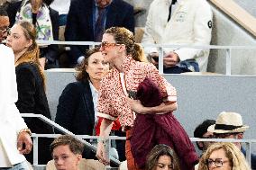 2025 French Open - Celebrities In Stand Day 4 NB