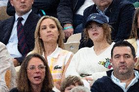 2025 French Open - Celebrities In Stand Day 4 NB