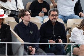 2025 French Open - Celebrities In Stand Day 4 NB