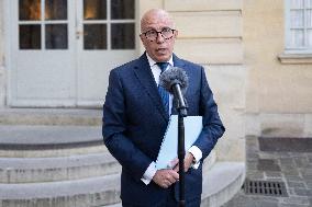 MP Eric Ciotti meets with Prime Minister - Paris RL