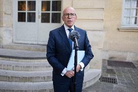 MP Eric Ciotti meets with Prime Minister - Paris RL