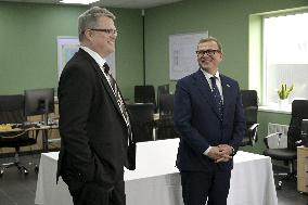 Finland's PM Petteri Orpo in Ukraine