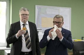 Finland's PM Petteri Orpo in Ukraine