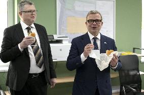 Finland's PM Petteri Orpo in Ukraine