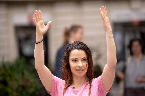 Denitsa Ikonomova dances with the Intimina brand - Paris AJ