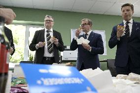 Finland's PM Petteri Orpo in Ukraine