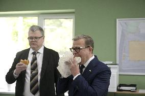 Finland's PM Petteri Orpo in Ukraine