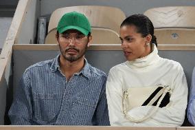 2025 French Open - Celebrities In Stand Day 4 NB