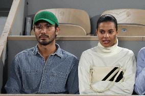 2025 French Open - Celebrities In Stand Day 4 NB