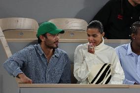 2025 French Open - Celebrities In Stand Day 4 NB