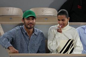 2025 French Open - Celebrities In Stand Day 4 NB